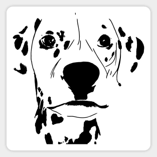 Dalmatian Face Magnet